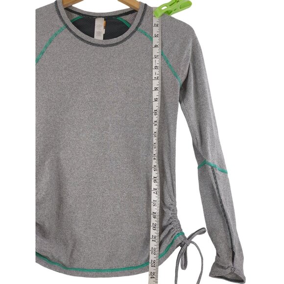 Lucy Tech Top Shirt Womens XS Gray Athletic Athleisure Activewear‎ Long Sleeve - Picture 7 of 7